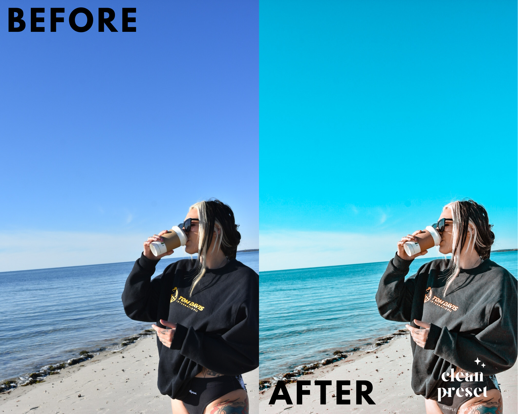 Aqua Creamsicle Preset