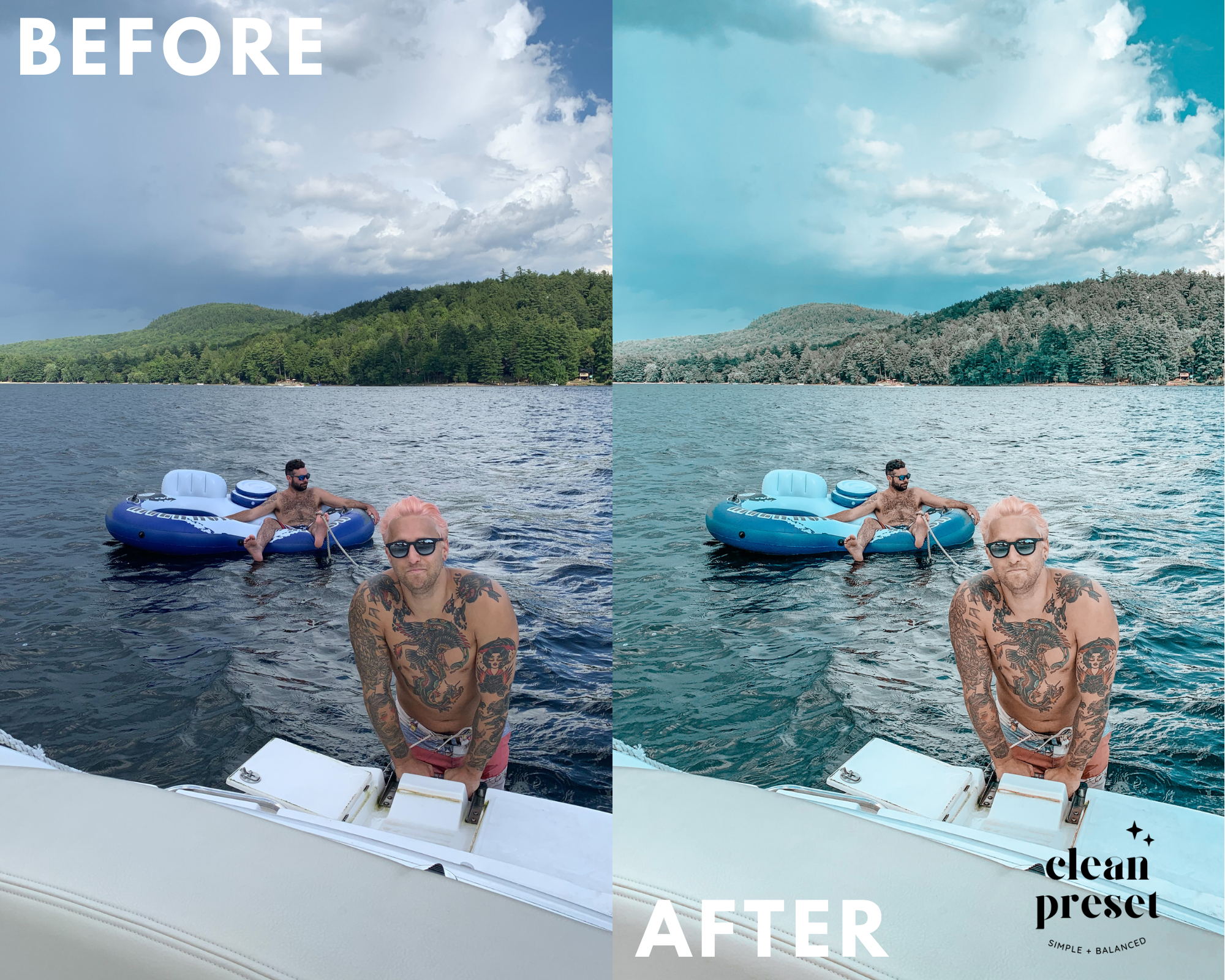 Aqua Creamsicle Preset