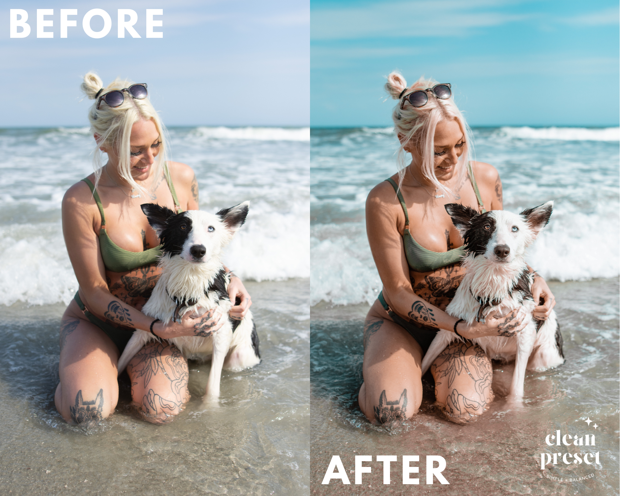 Aqua Creamsicle Preset
