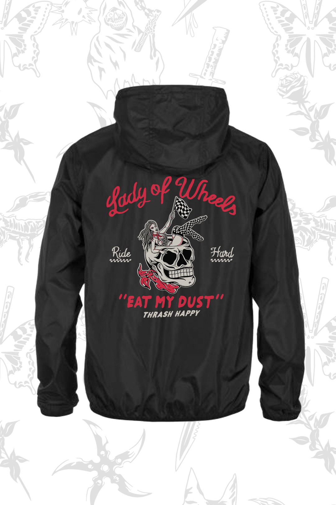 Eat My Dust Unisex Zip Up Windbreaker