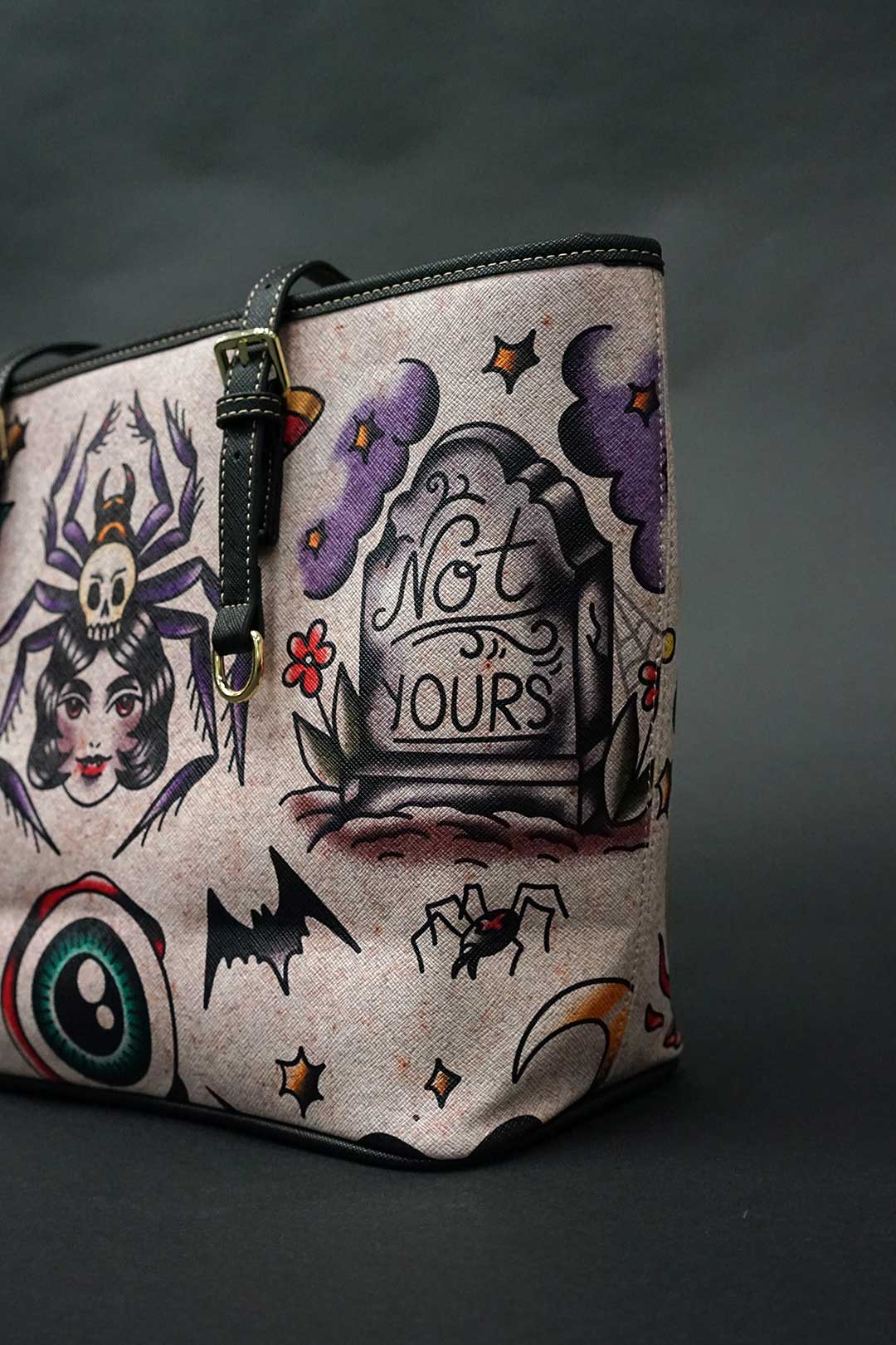 Spooky Tattoo Halloween Purse