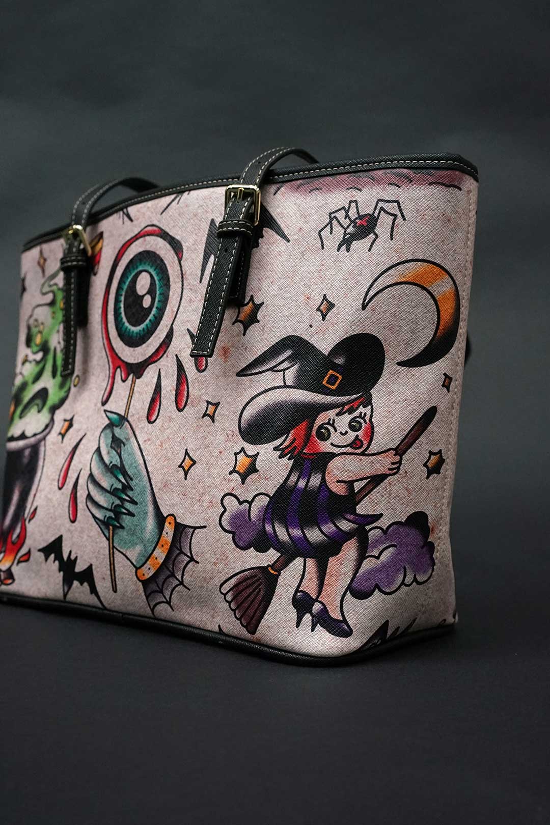 Spooky Tattoo Halloween Purse
