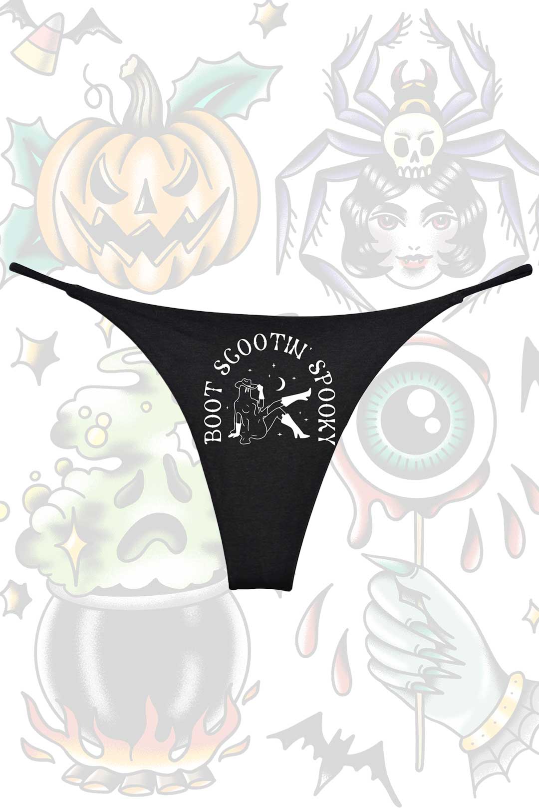 Boot Scootin' Spooky Thong