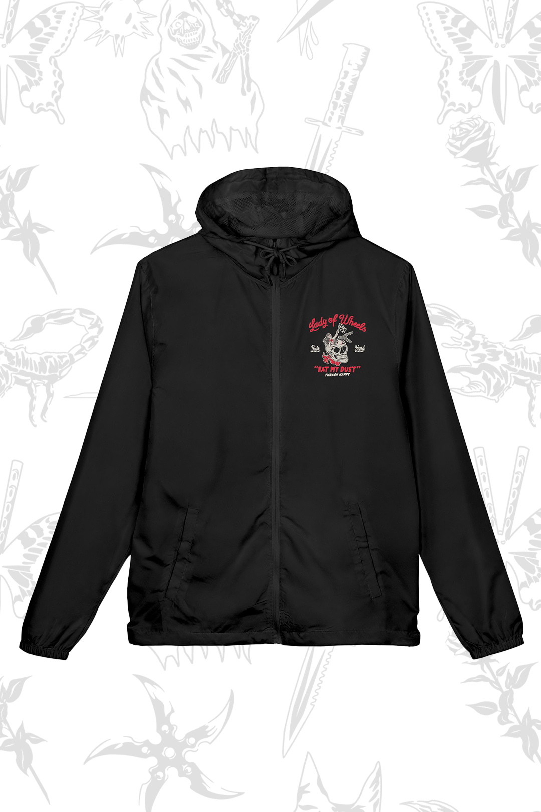 Eat My Dust Unisex Zip Up Windbreaker