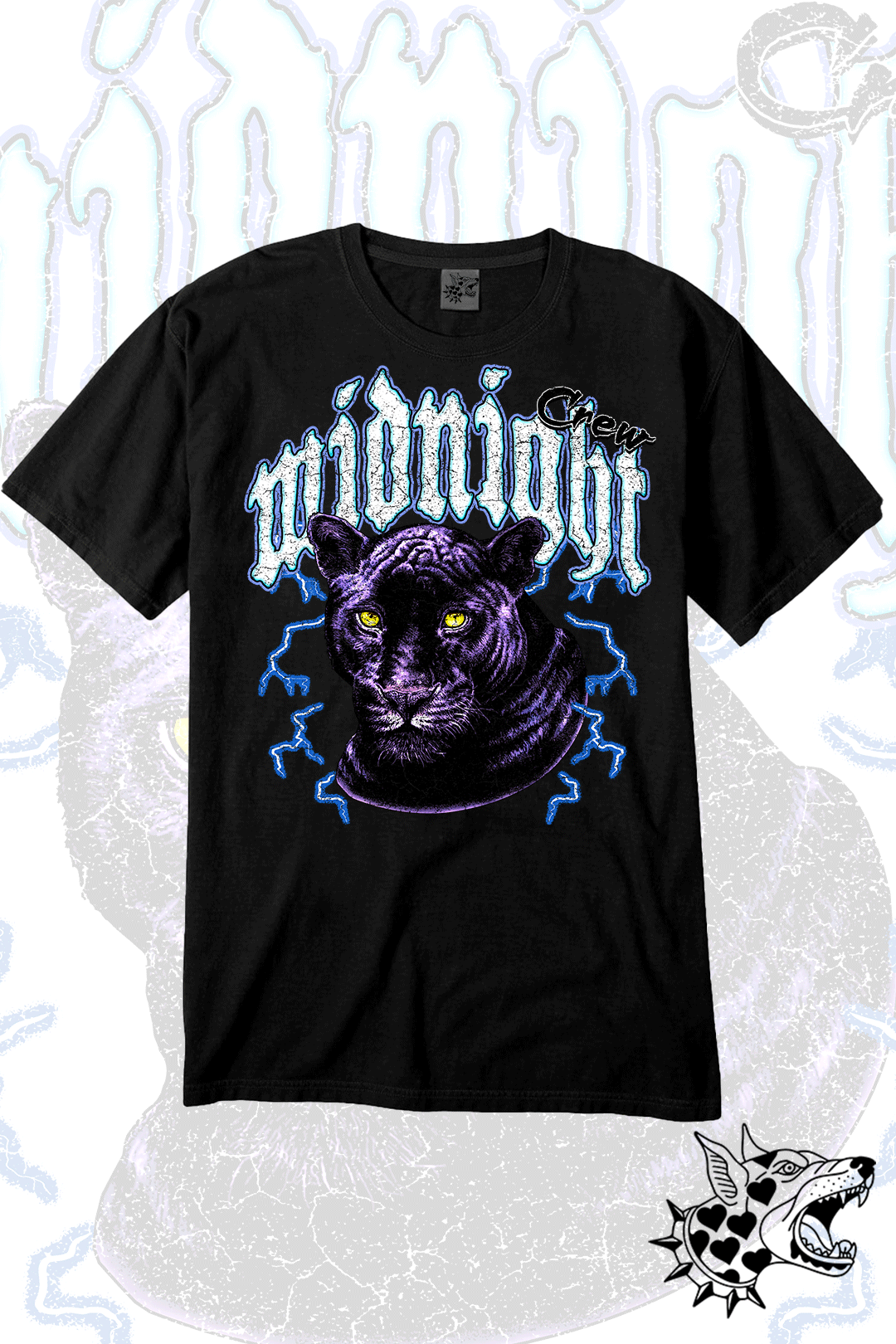 Midnight Crew Vintage T-Shirt