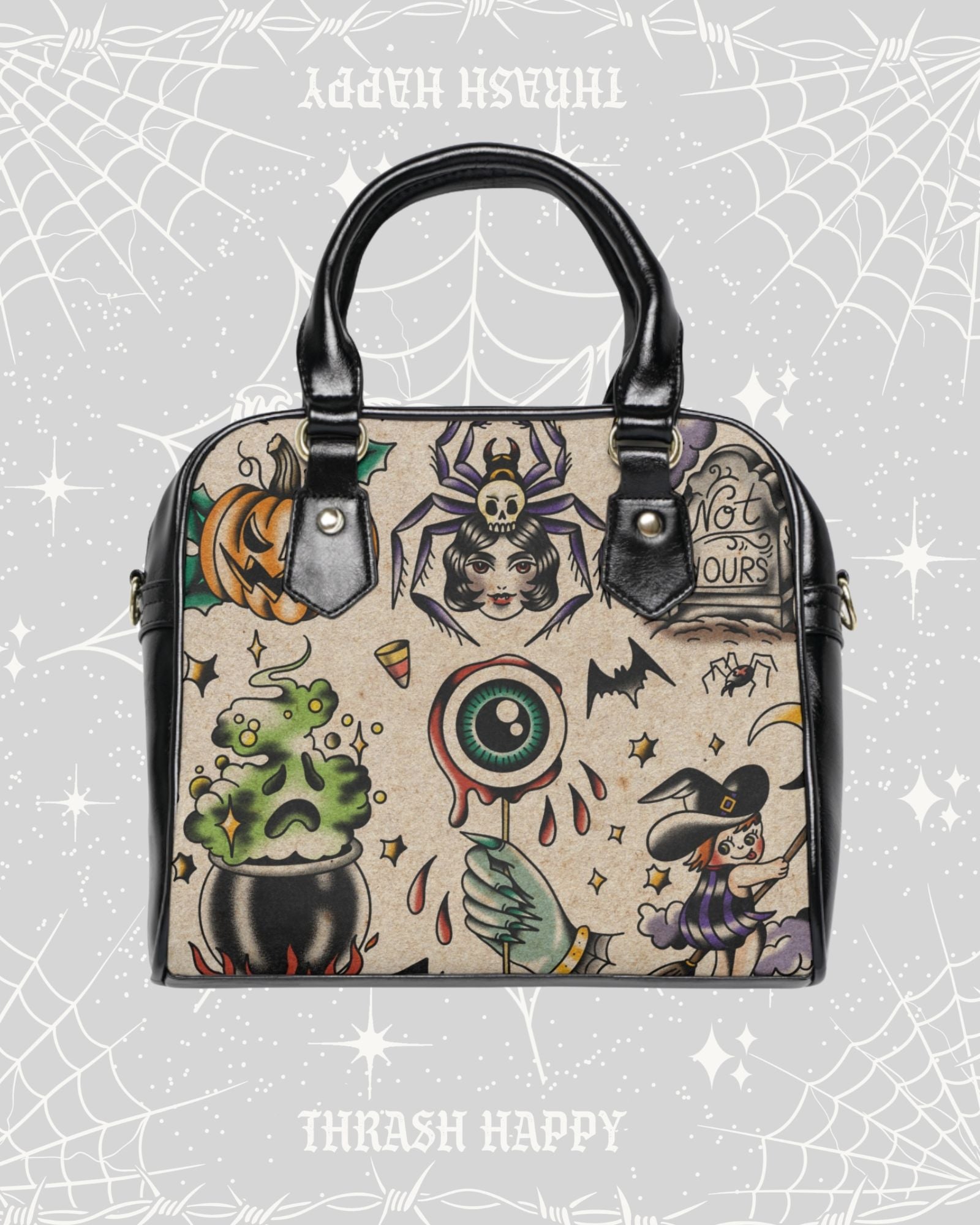 Spooky Halloween Flash Shoulder Bag