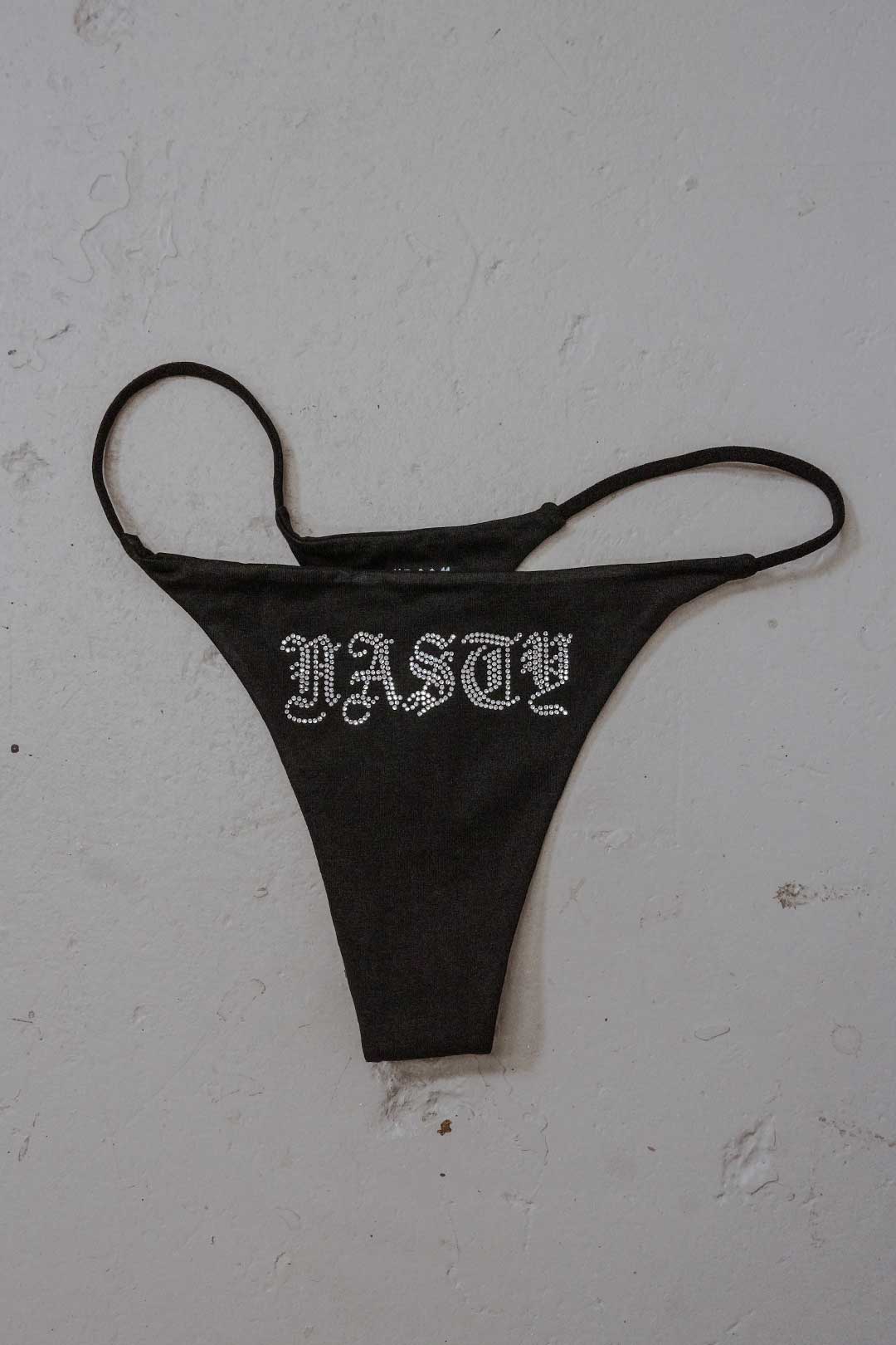 Nasty Rhinestone Thong