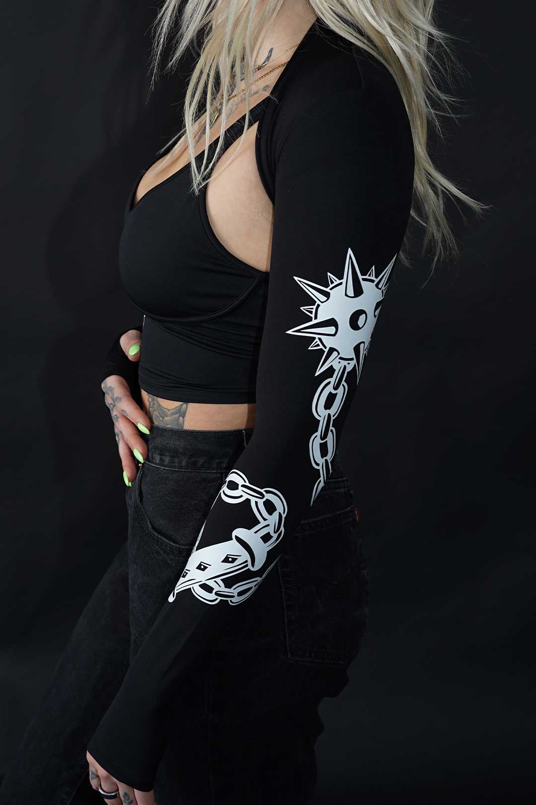 Onslaught Long Sleeve Gym Shrug