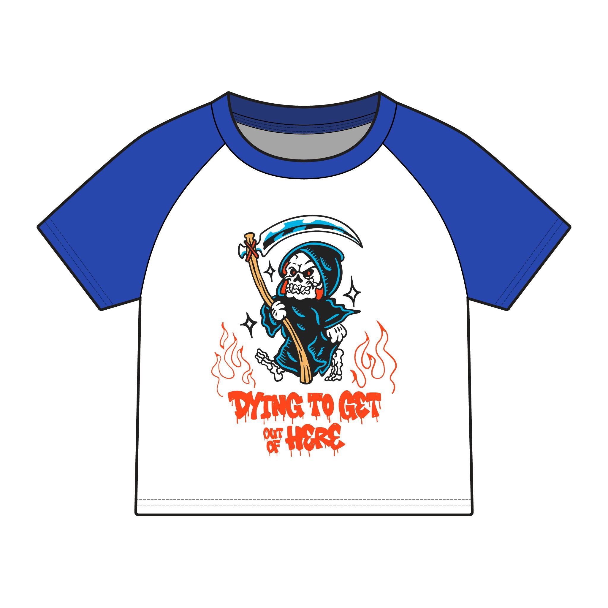 Dying To Get Out of Here Baby Tee