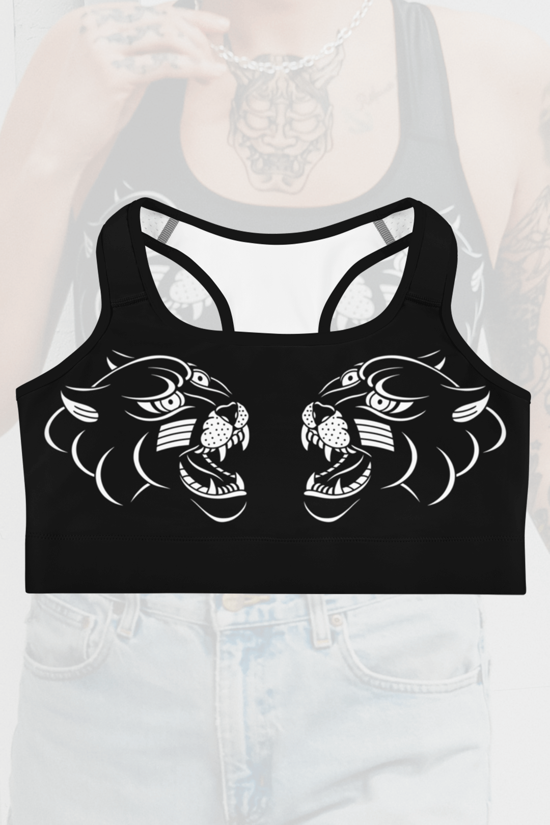 Bite Me Sports Bra Black