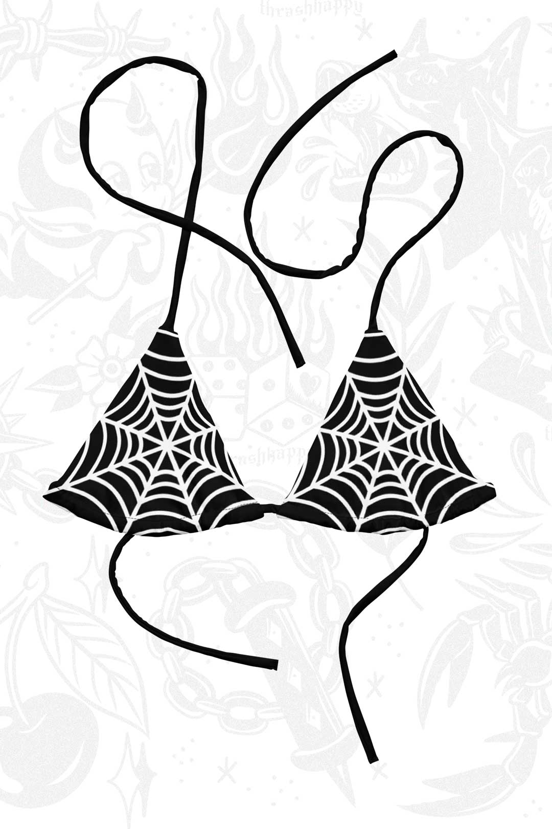 Caught Up String Bikini Top