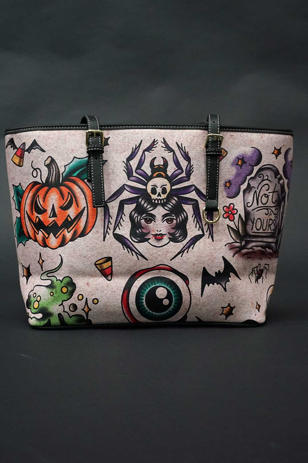 Spooky Tattoo Halloween Purse