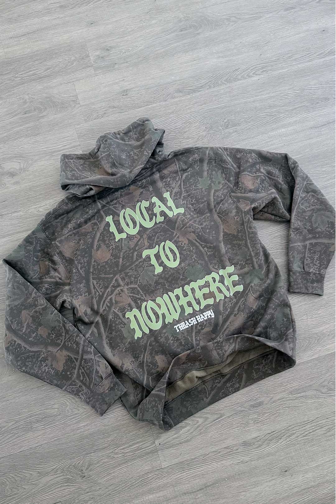 Local to Nowhere Heavyweight Camo Hoodie