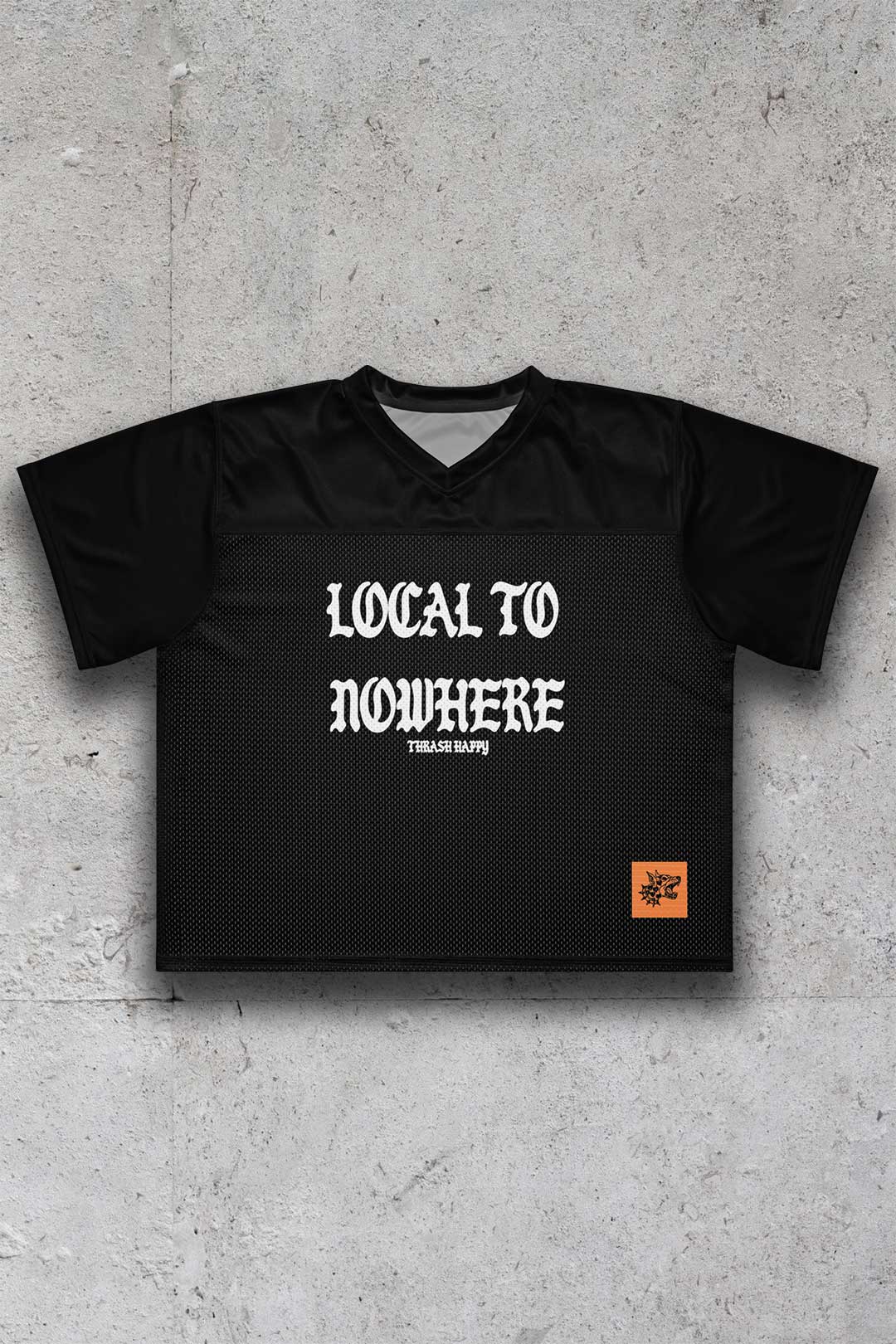 Local To Nowhere Boxy Football Jersey