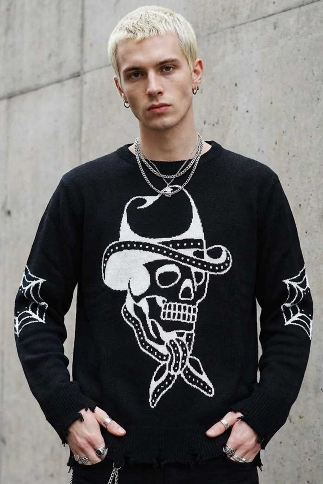 Lone Star Grim Unisex Tattoo Inspired Sweater