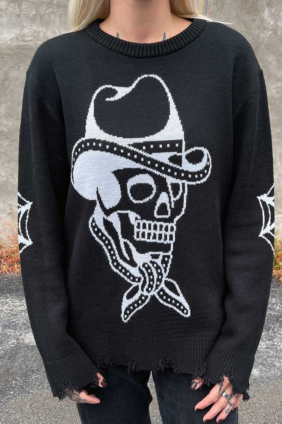 Lone Star Grim Unisex Tattoo Inspired Sweater