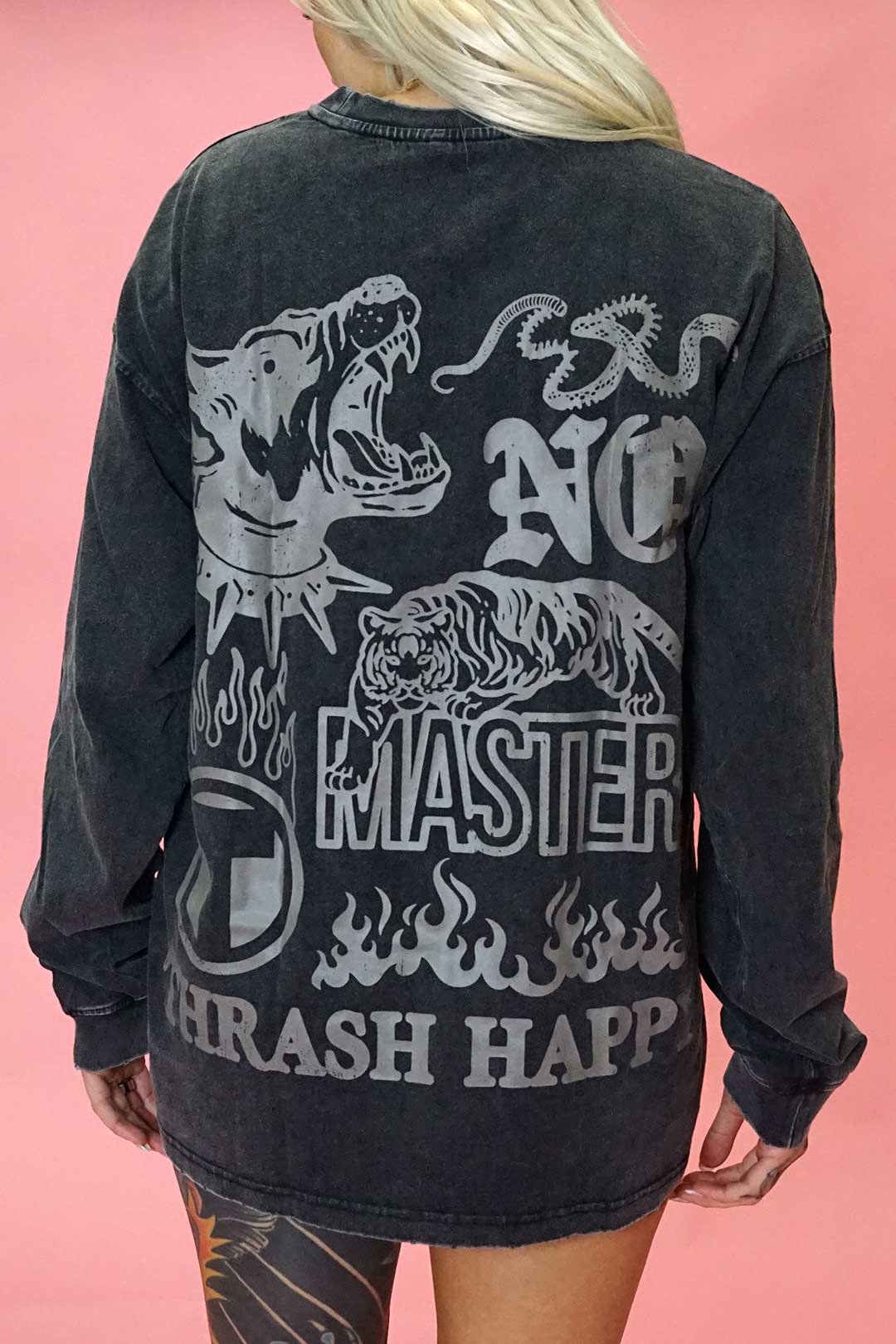 No Masters Vintage Unisex Heavyweight Long Sleeve