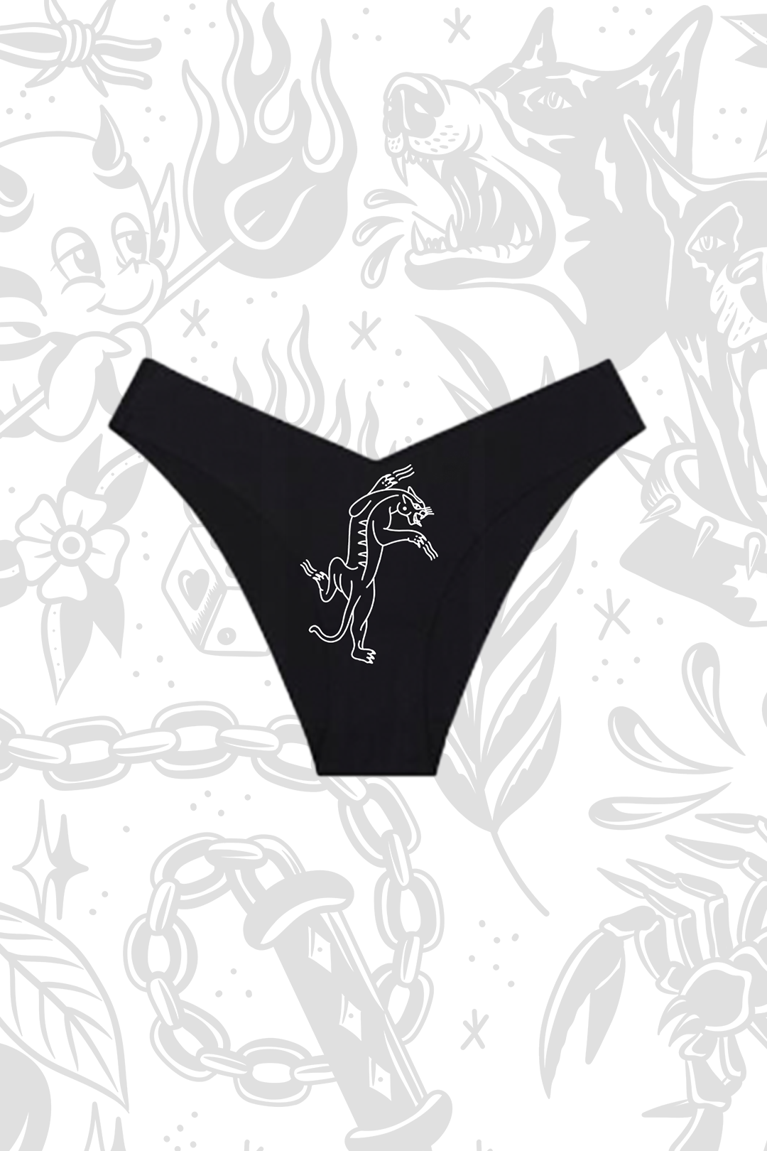 Panther V-Cut Cheeky Panties