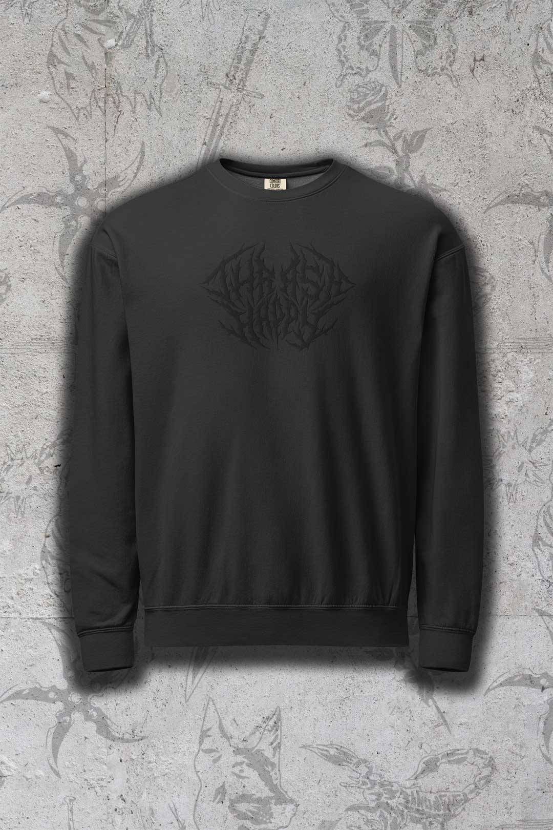 DEATH METAL GHOST STITCH LOGO