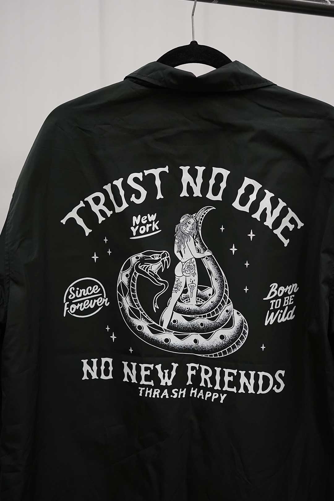 No New Friends Unisex Windbreaker