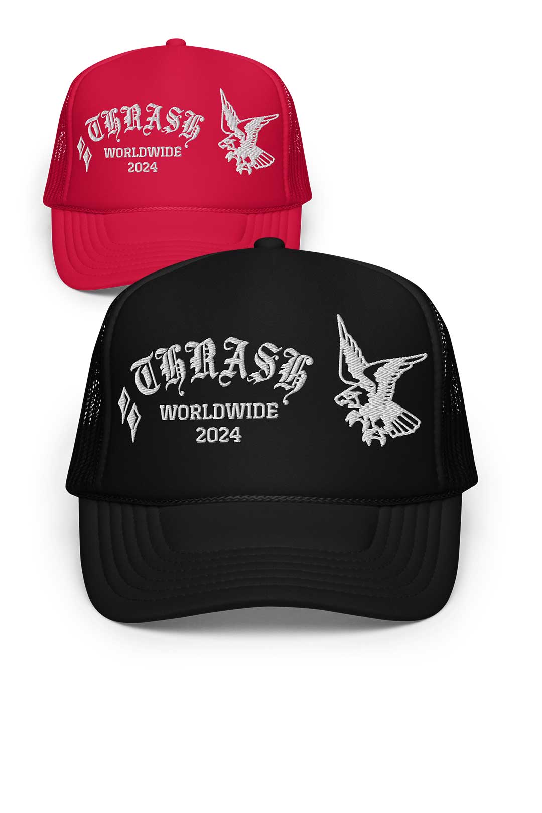 Thrash Happy Worldwide Foam Trucker Hat